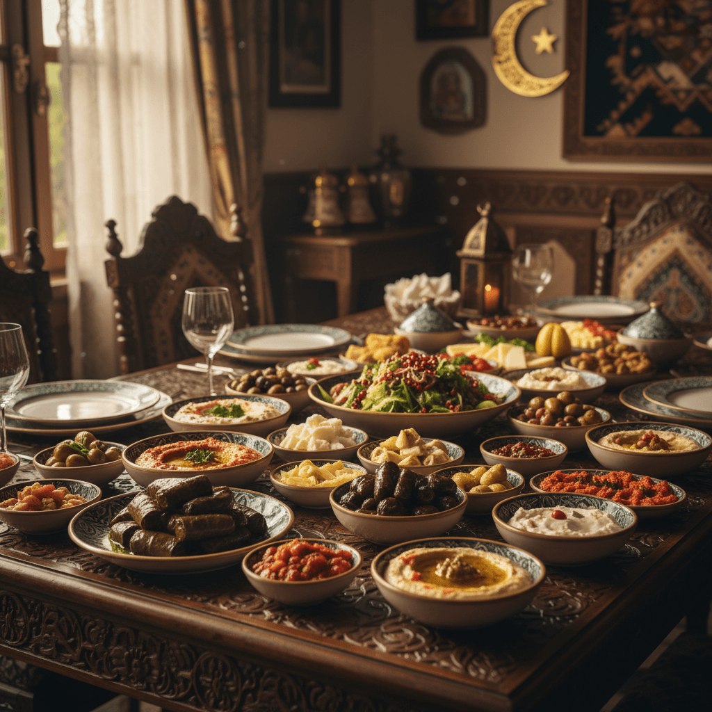 Zeytinyağlı Mezelerle Zenginleştirilmiş Ramazan Sofraları