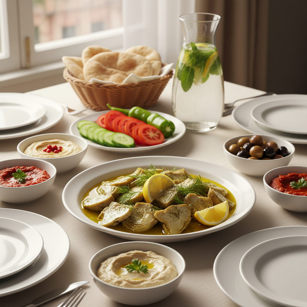 Zeytinyağlı Enginar Kalbi Tarifi - Geleneksel Türk Mutfağı - Gorsel 5